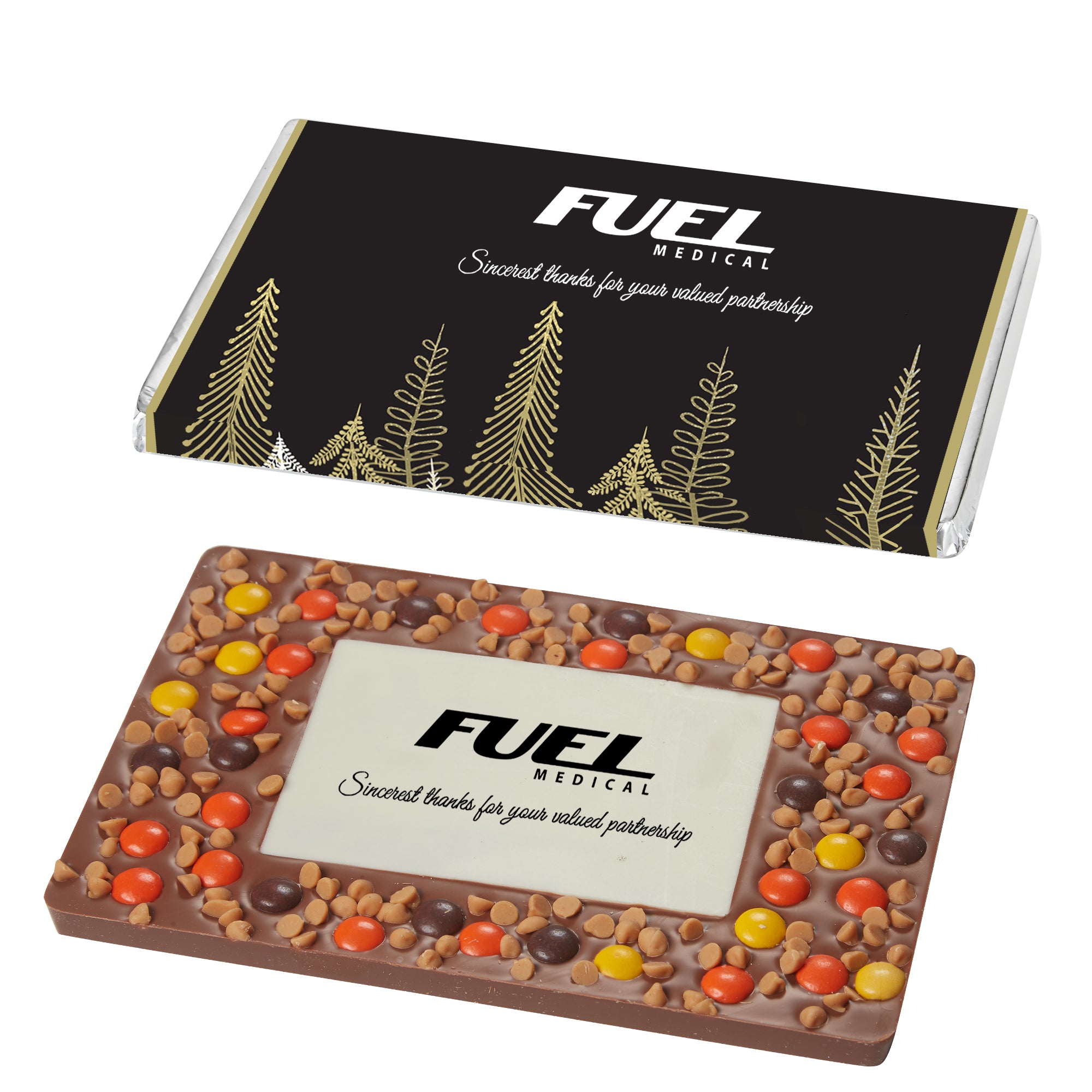 One Pound Custom Belgian Chocolate Bar