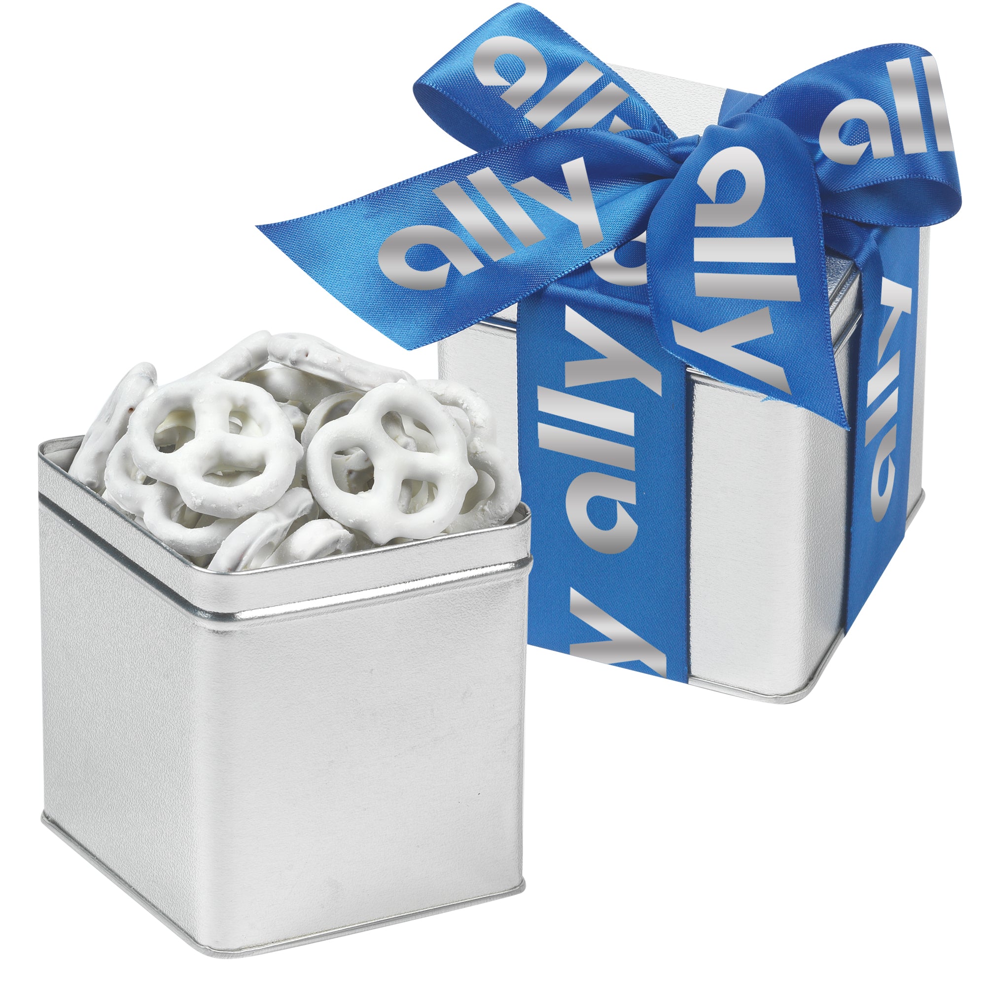 Classic Present Pretzel Tin