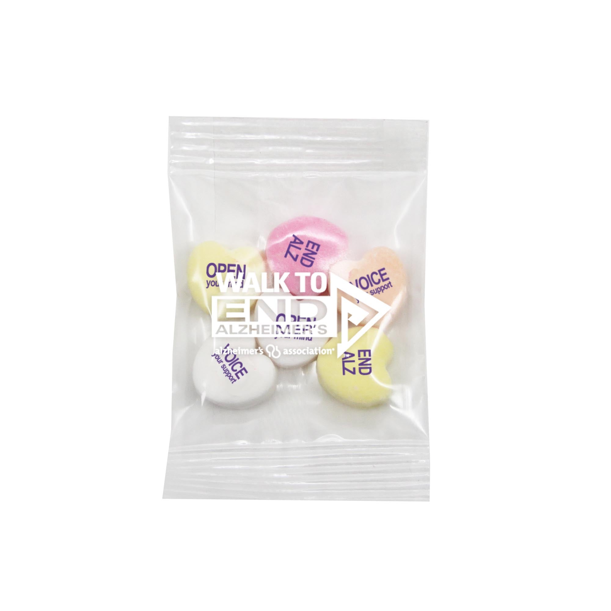 Conversation Hearts Promo Snax Bag