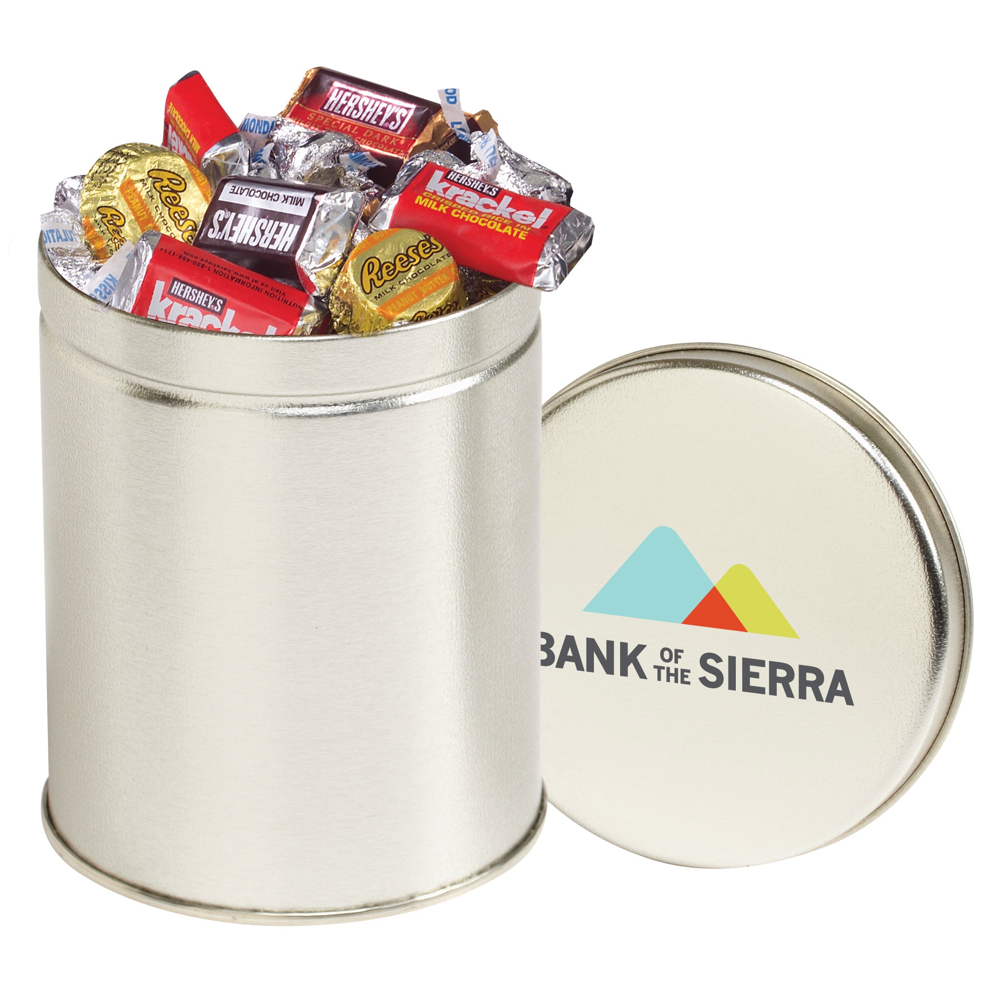 Quart size snack Tin 