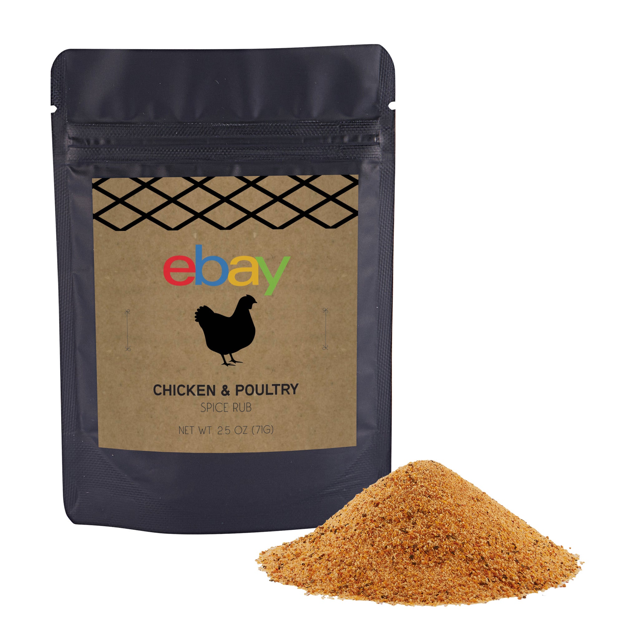 Spice Rub Resealable Bag
