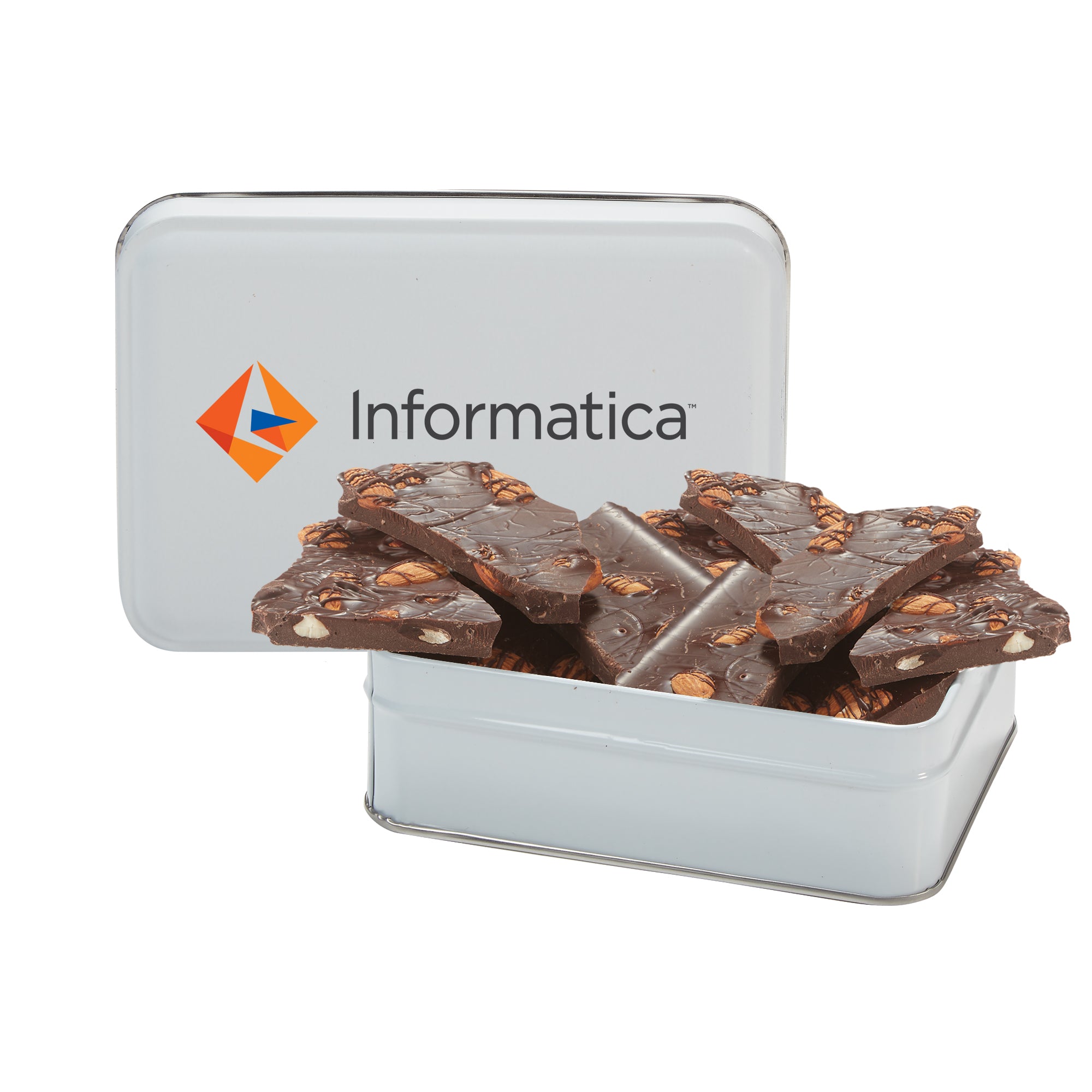 Chocolate Bark Rectangle Gift Tins