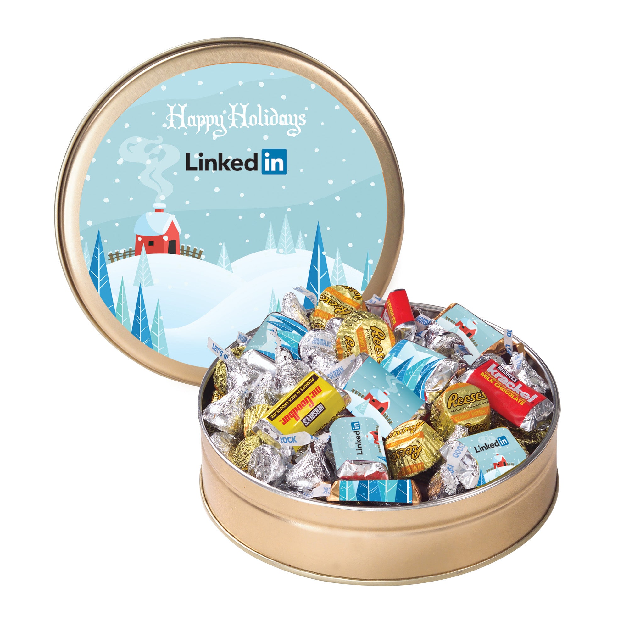 Holiday Custom HERSHEY'S® Everyday Mix Tins