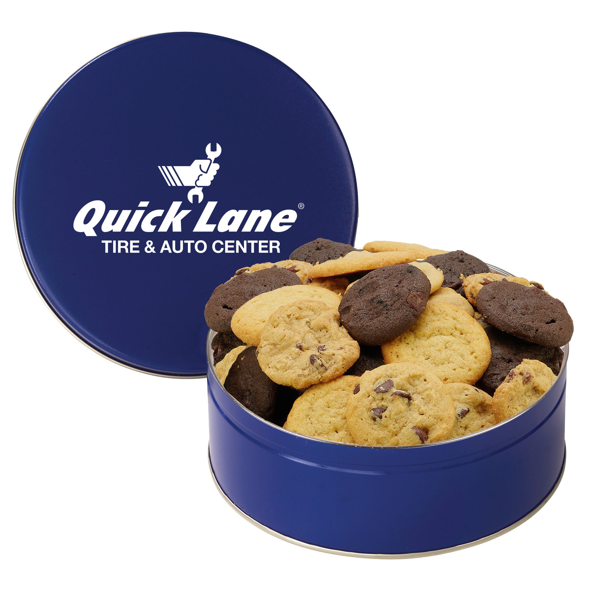 Gourmet Cookie Tin with 2 in. Cookies