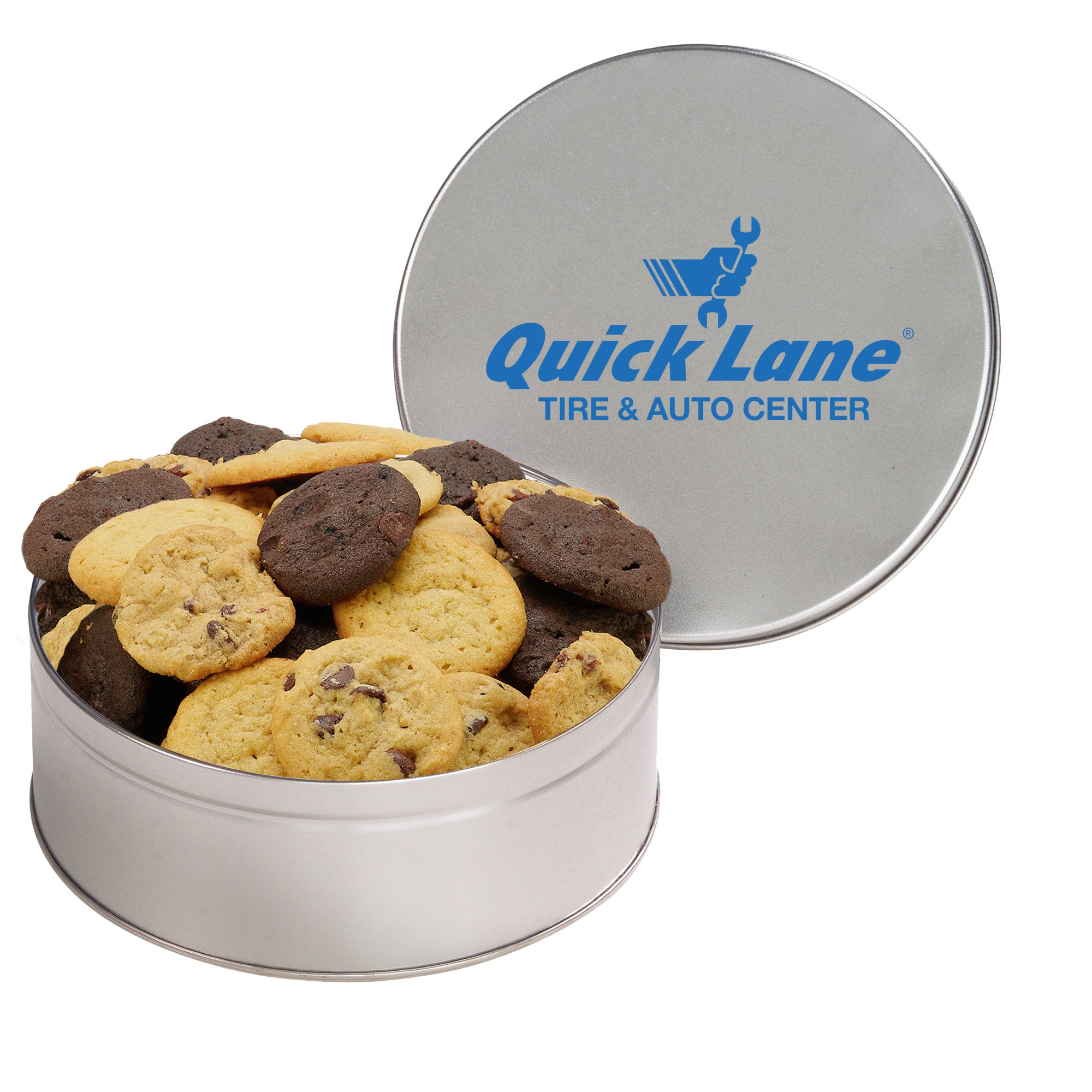 Gourmet Cookie Tin with 2 in. Cookies