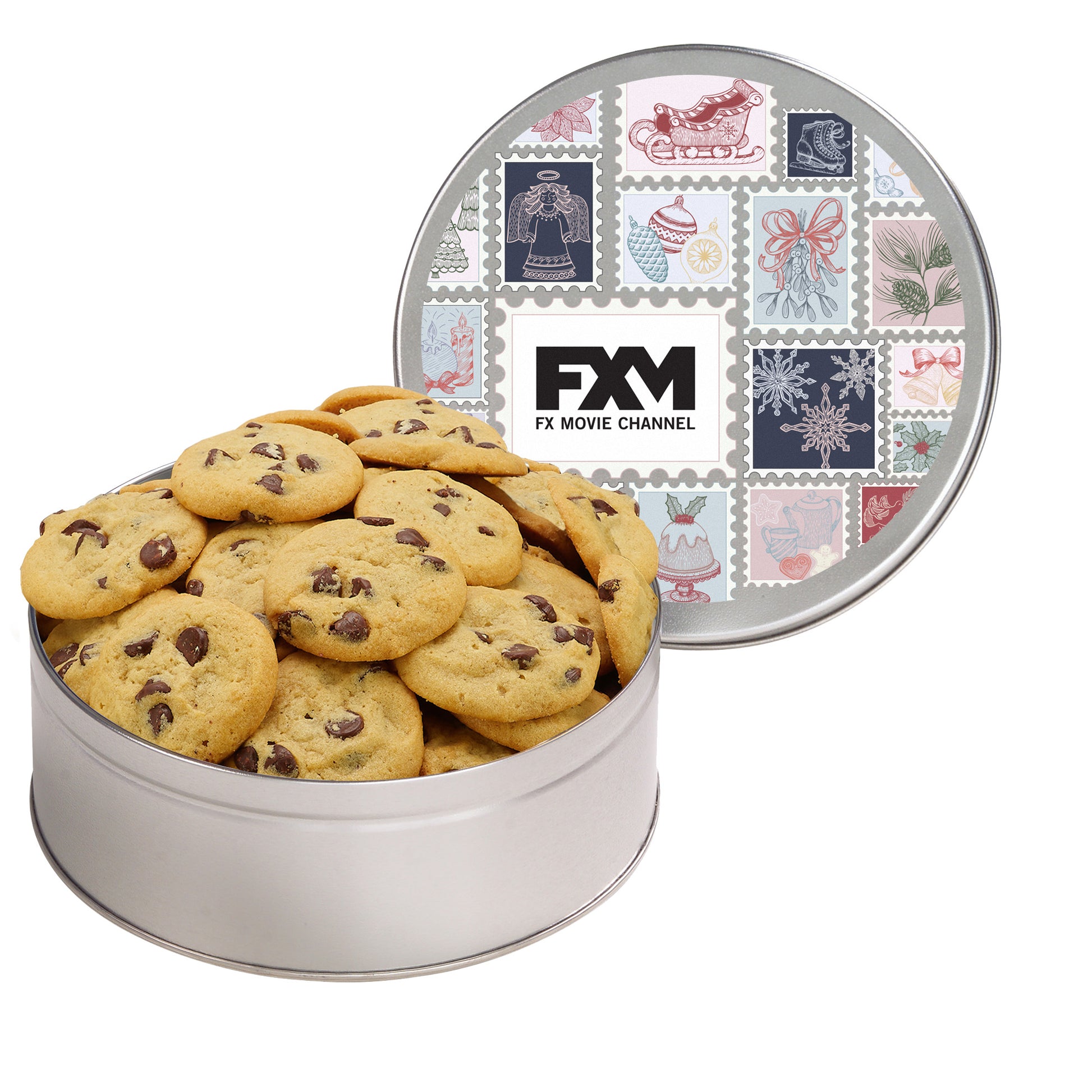 Gourmet Cookie Tin with 2 in. Cookies