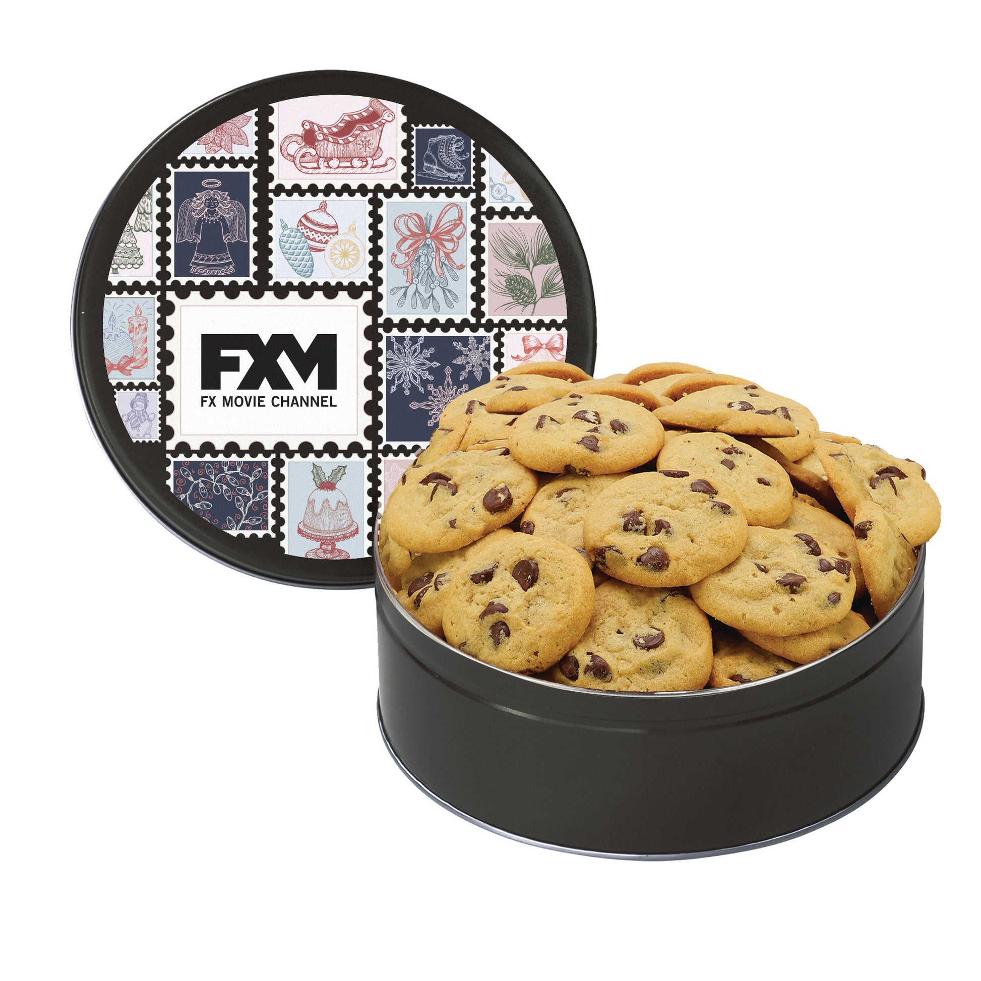Gourmet Cookie Tin with 2 in. Cookies