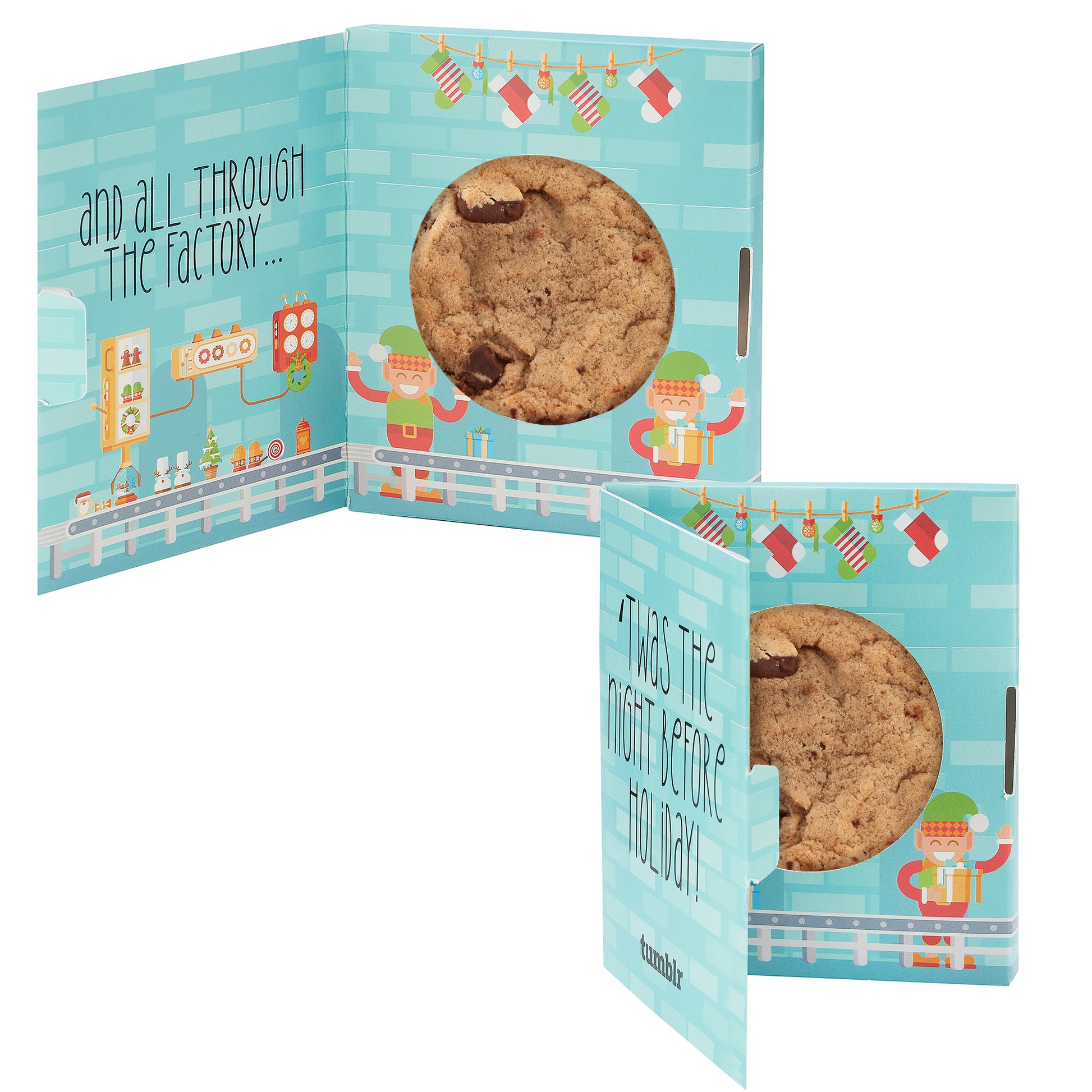 Holiday Storybook Box with Gourmet Cookie