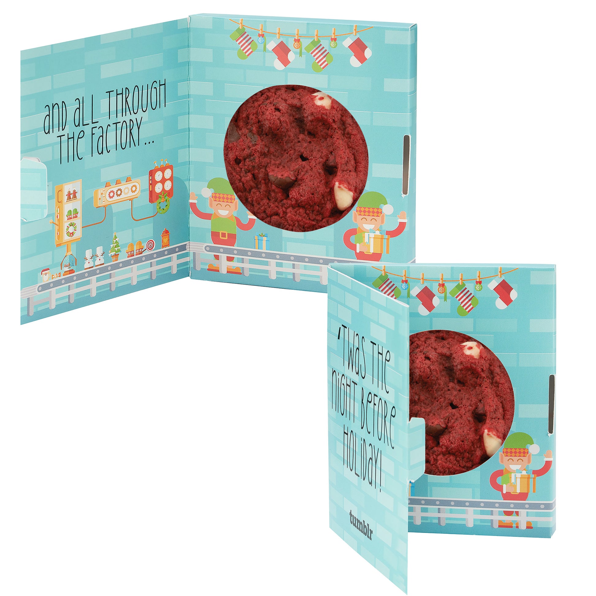 Holiday Storybook Box with Gourmet Cookie