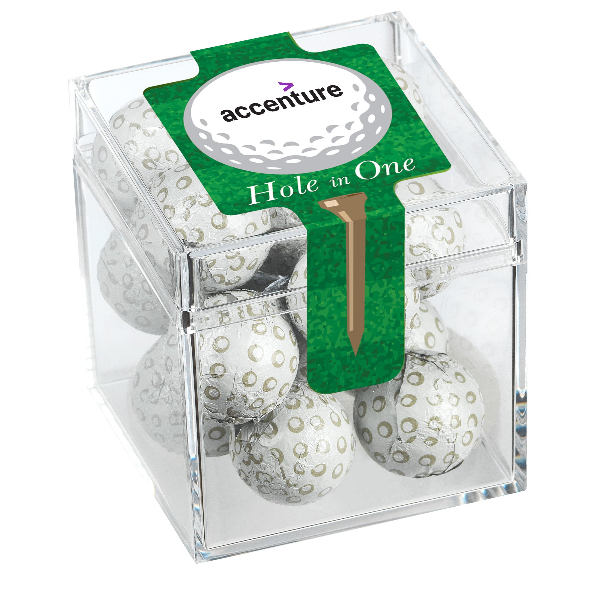 Signature Cube - Chocolate Golf Balls