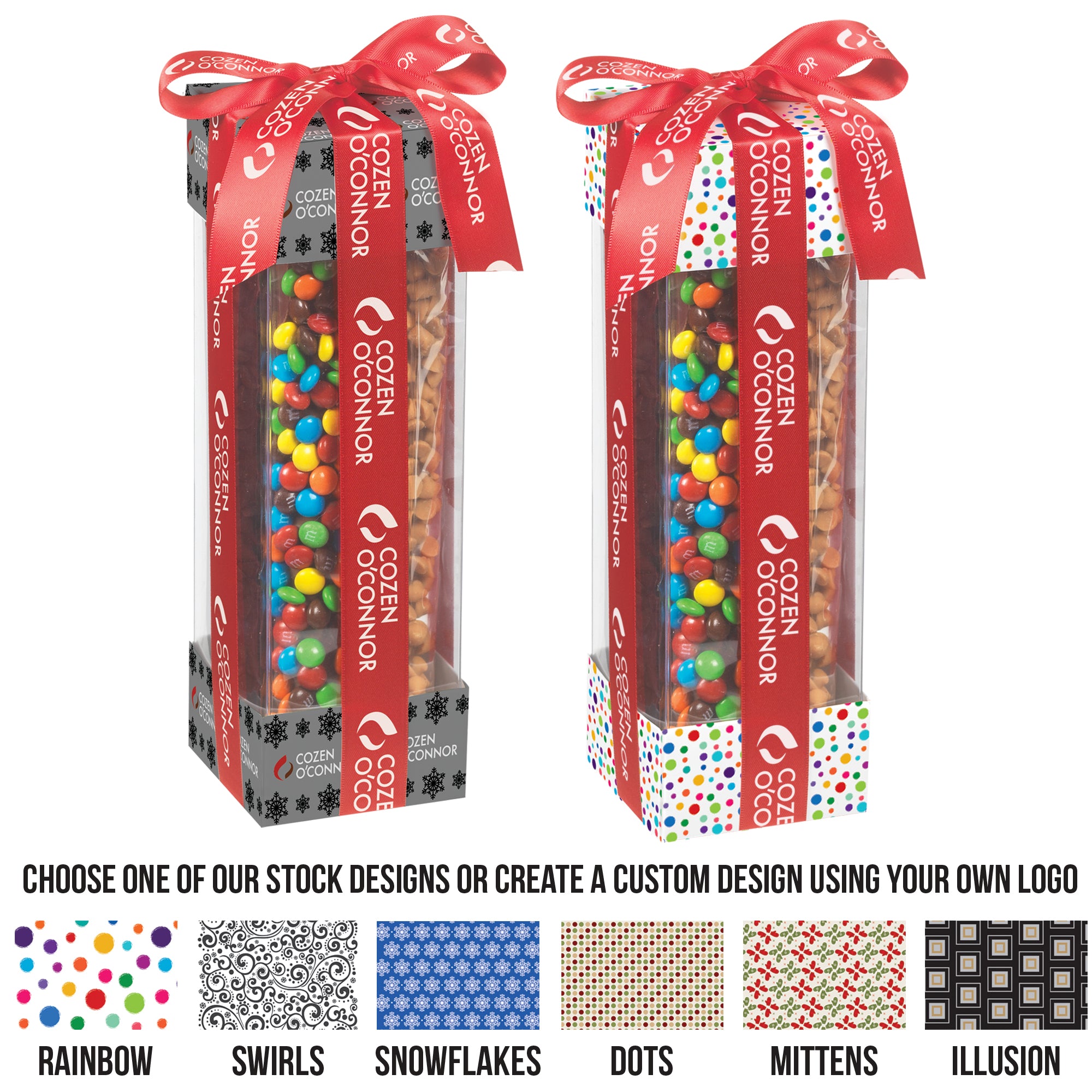 Executive Treat Containers with Pretzel Rods