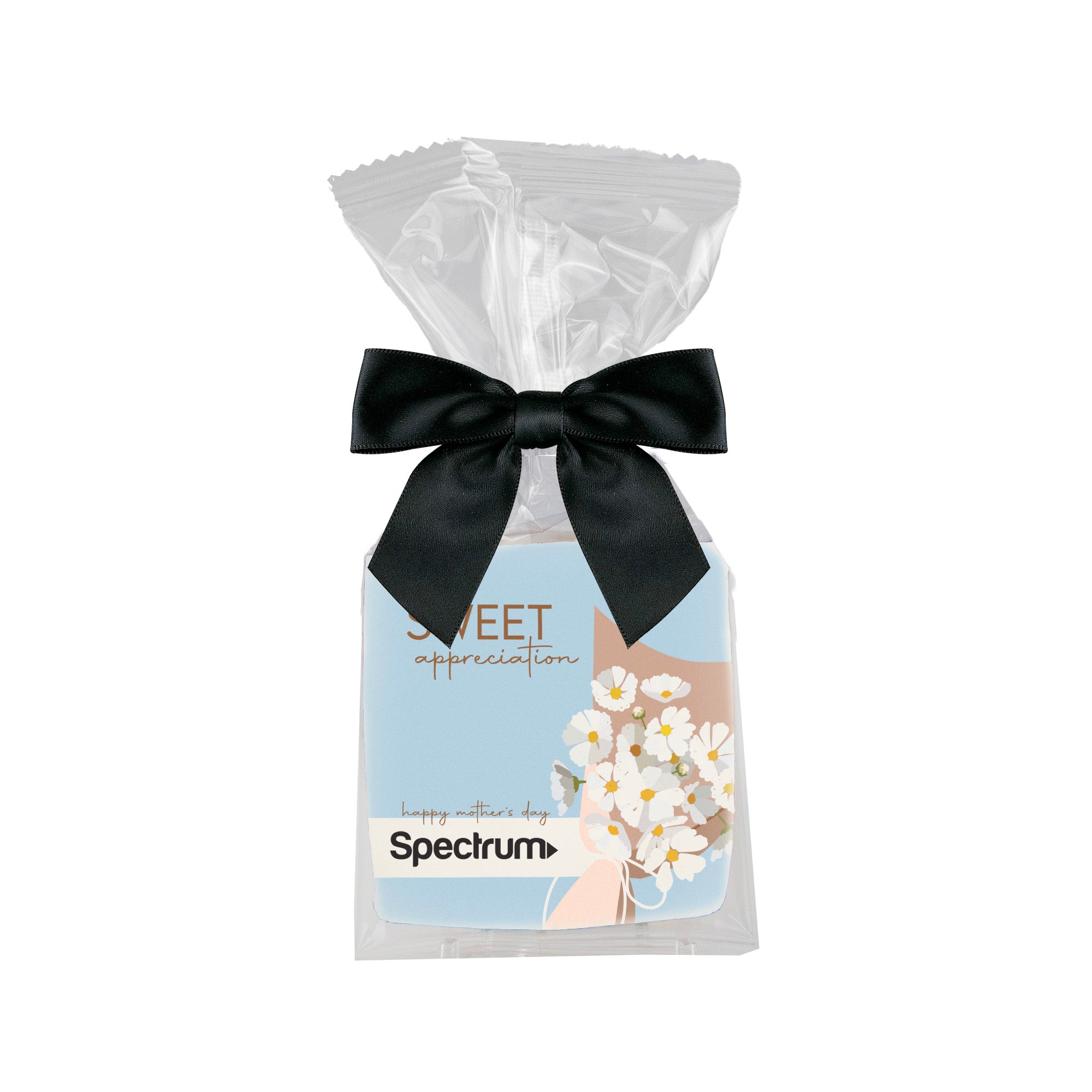 Iced Shortbread Cookie in Bow Bag