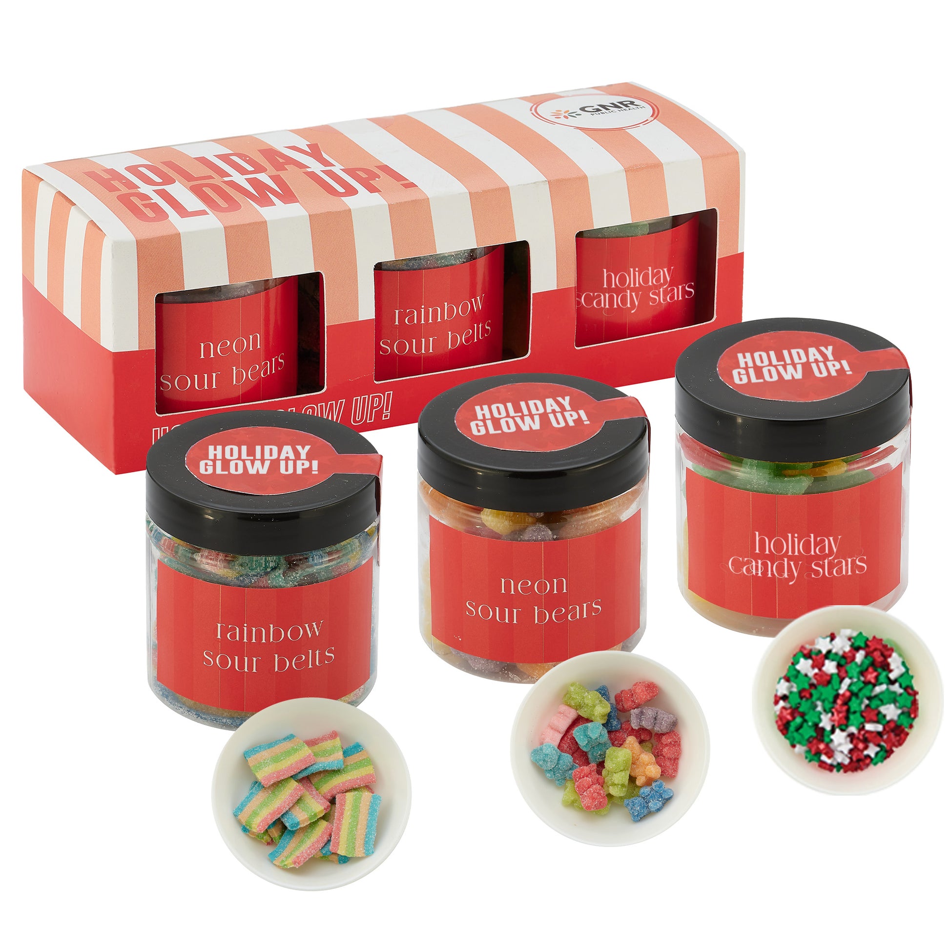 3 Way Signature Candy Jar Sets