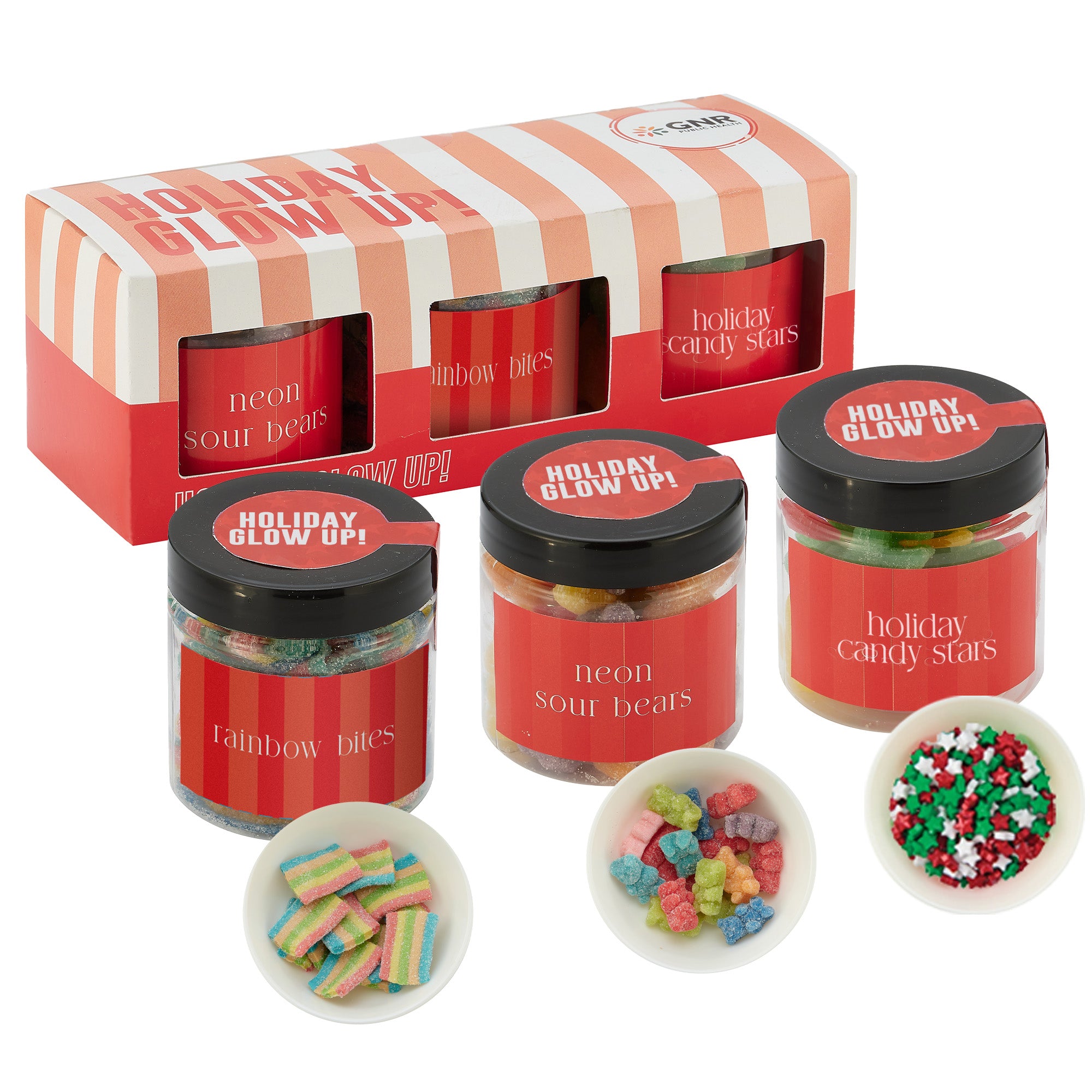 3 Way Signature Candy Jar Sets