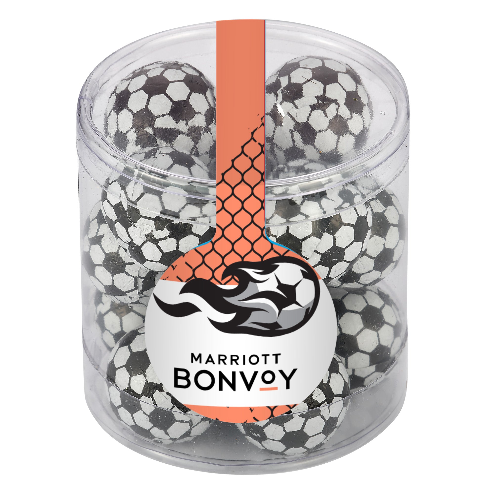 Signature Cylinder - Chocolate Soccer Balls