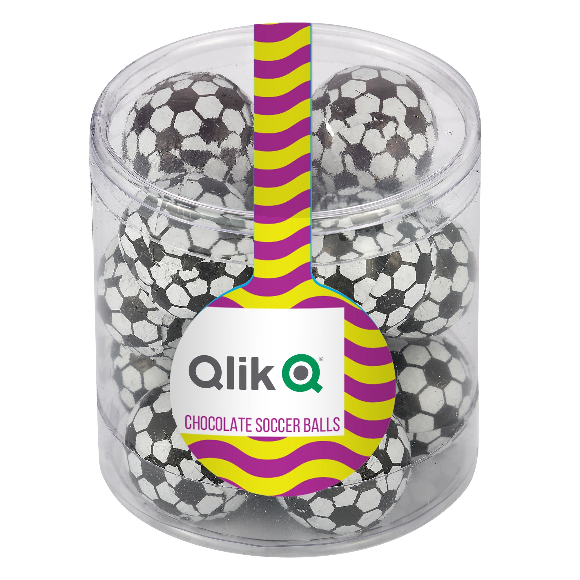 Signature Cylinder - Chocolate Soccer Balls