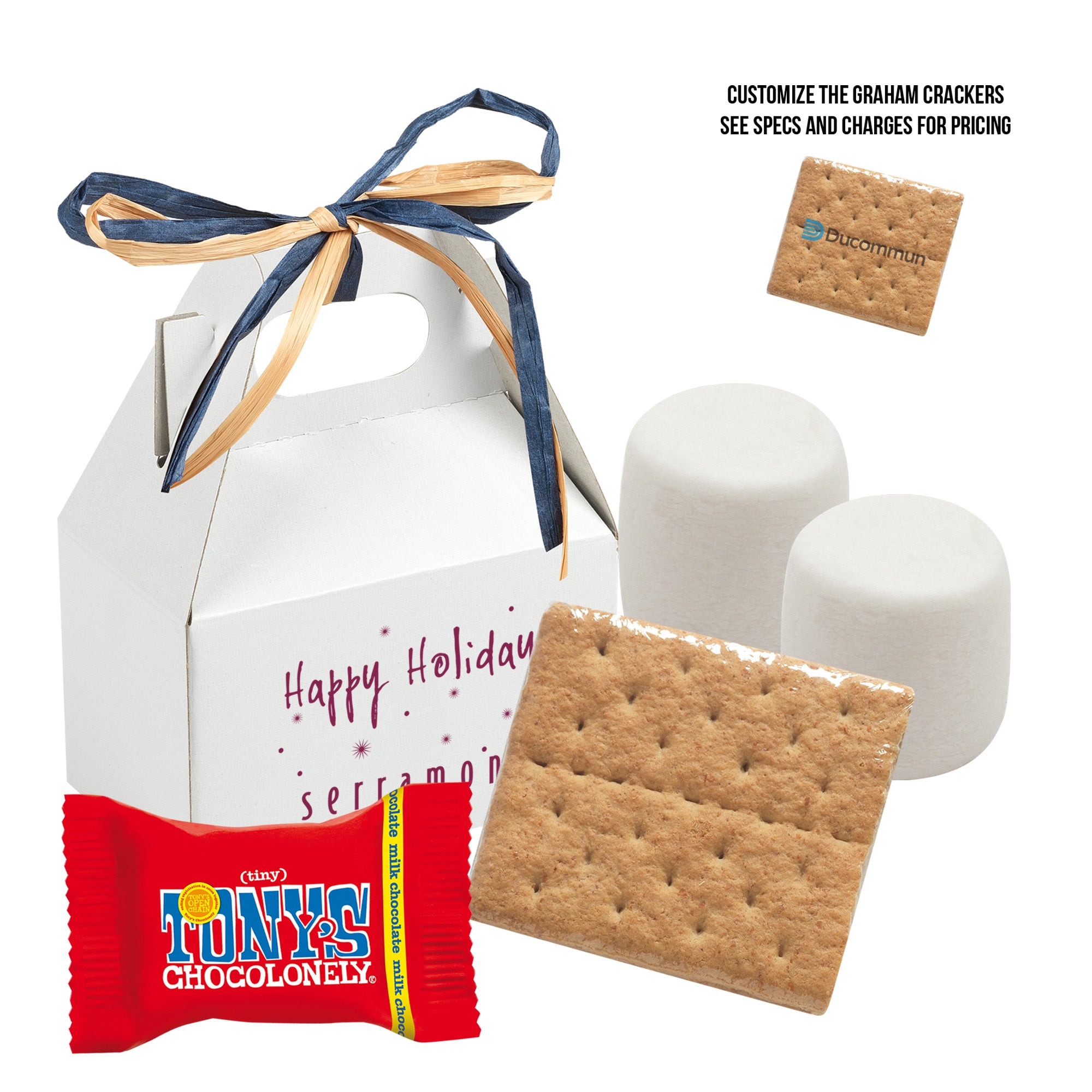 S'mores Kit in Mini Gable Box featuring Tony's Chocolonely®