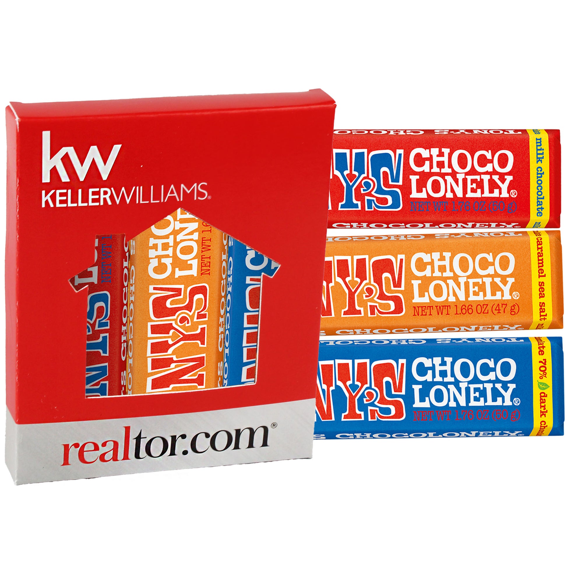 Tony's Chocolonely® Bars in Window Boxes