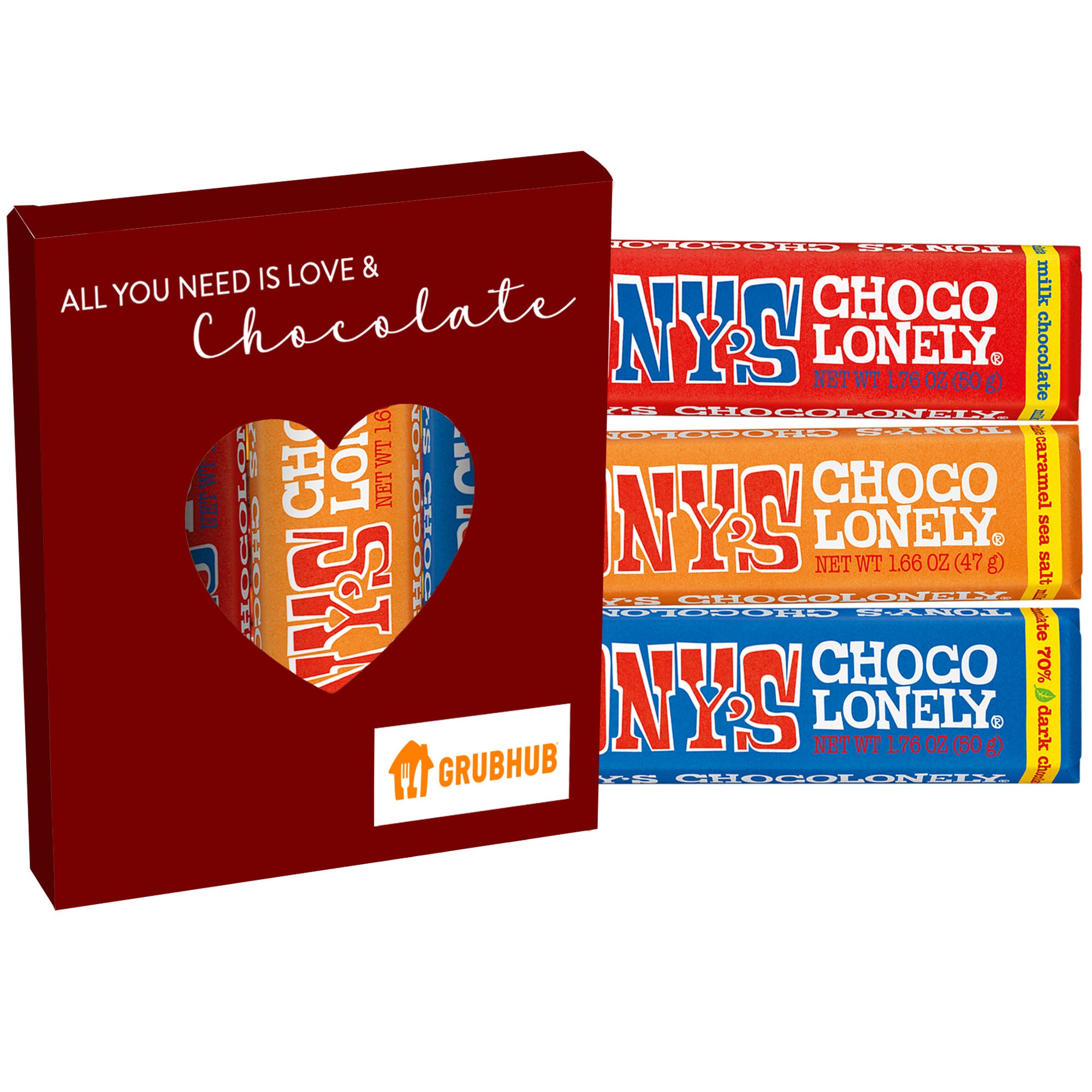 Tony's Chocolonely® Bars in Window Boxes