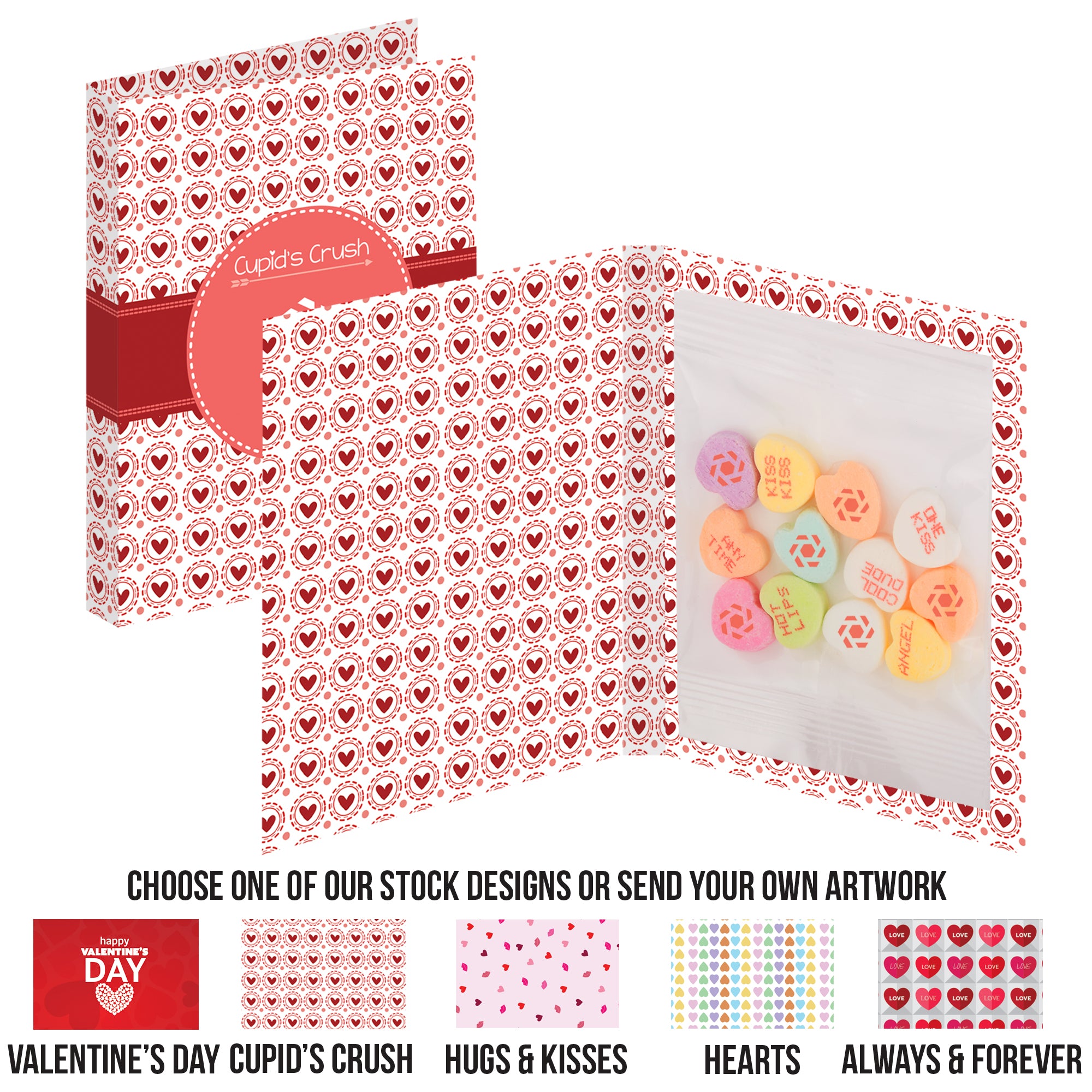 Conversation Heart Treat Cards