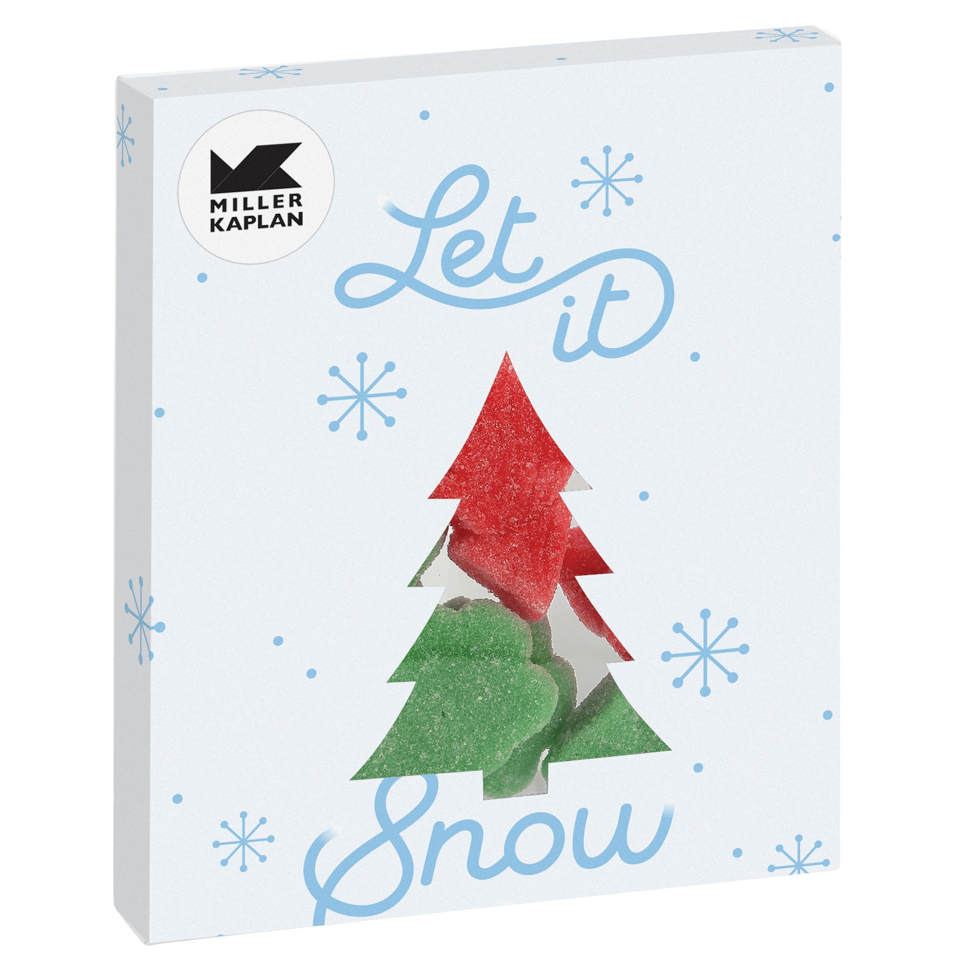 Window Box with Holiday Confections Tree / Gummy Holiday Trees