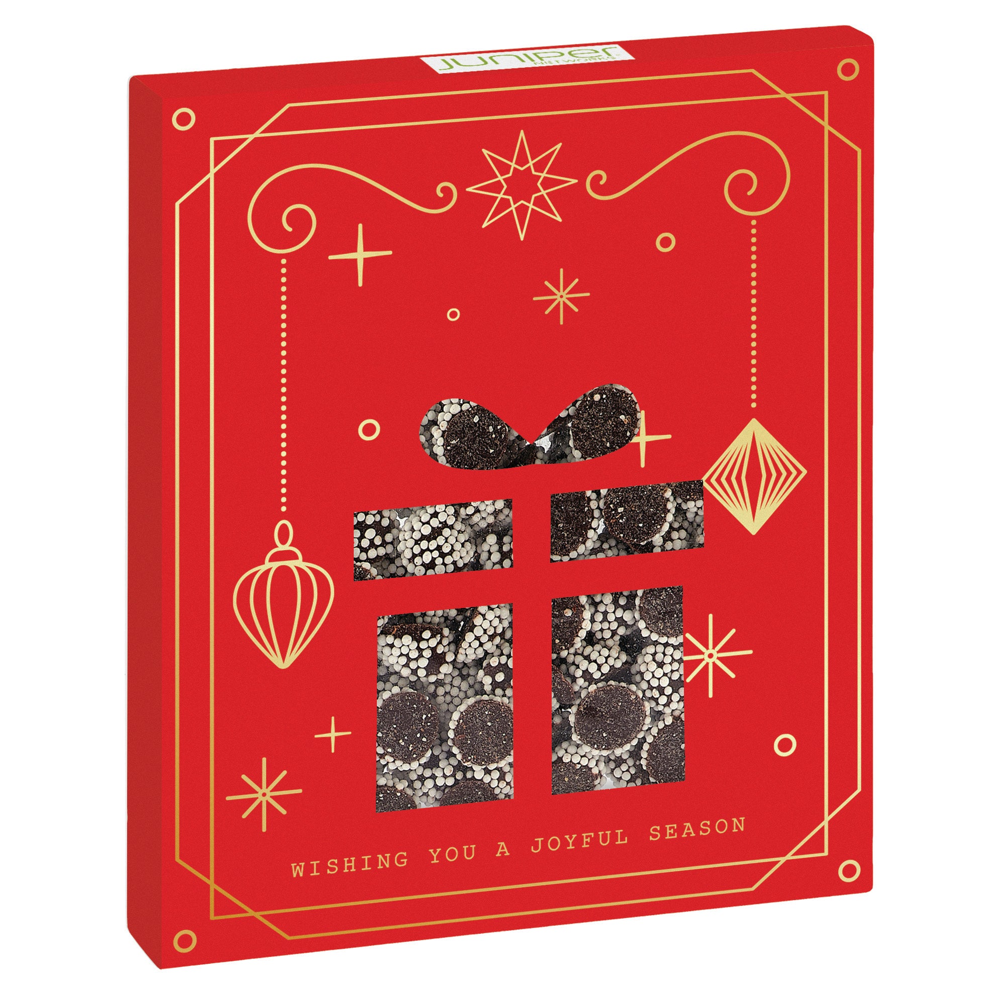 Window Box with Holiday Confections Gift / Sno-Caps®