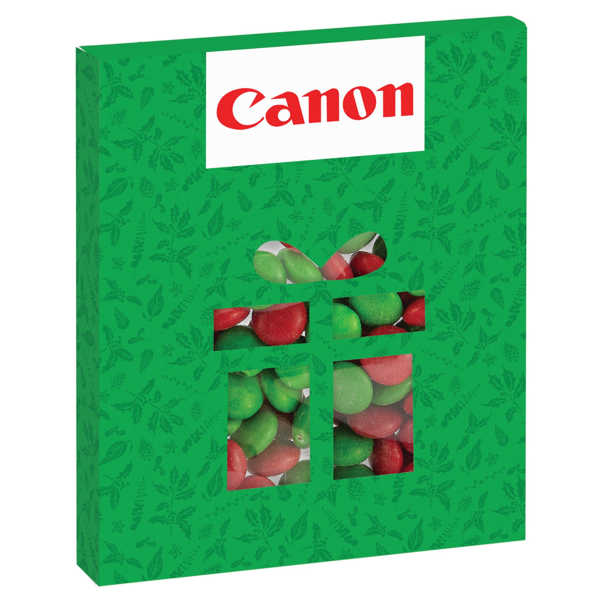 Window Box with Holiday Confections Gift / Holiday Chocolate Buttons