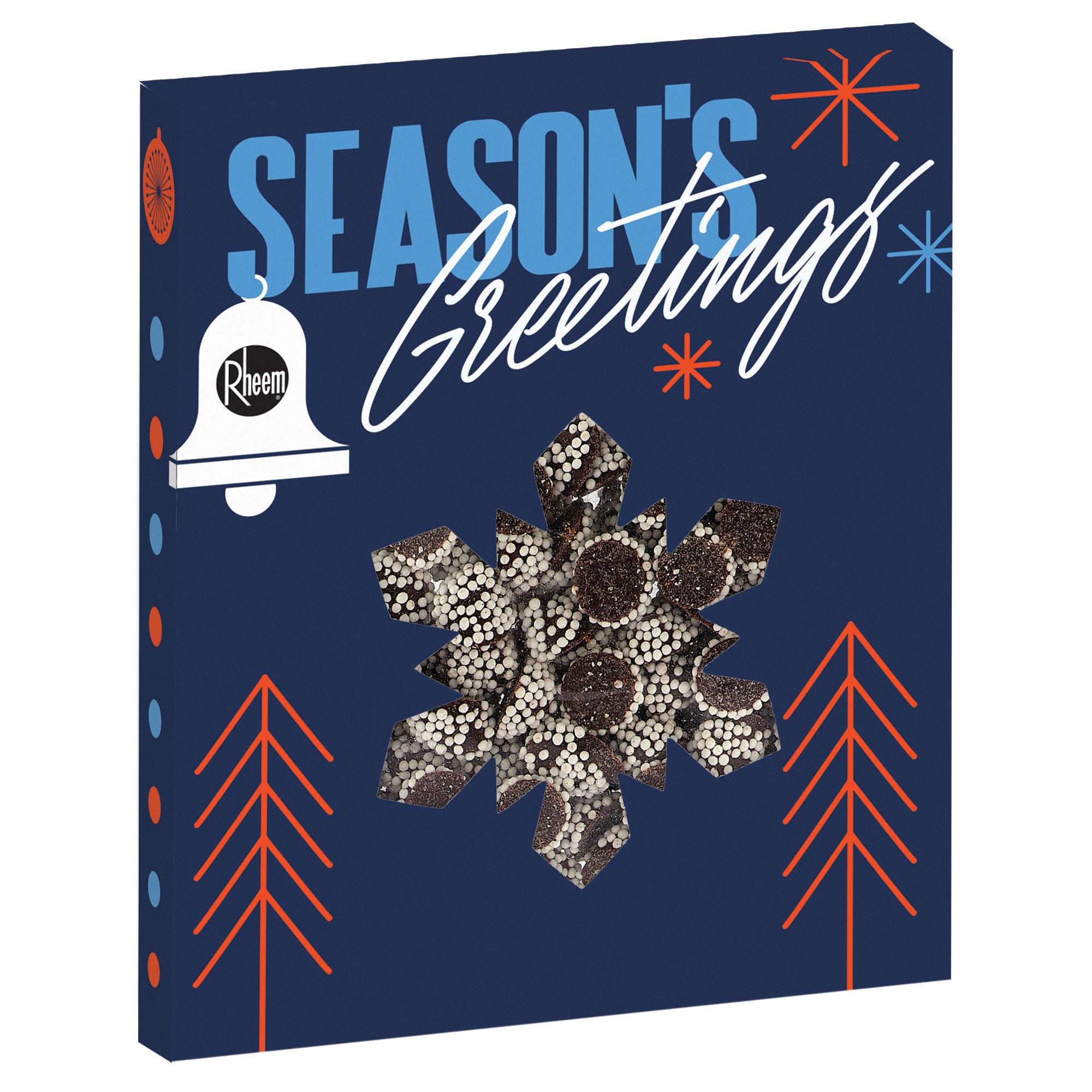 Window Box with Holiday Confections Snowflake / Sno-Caps®