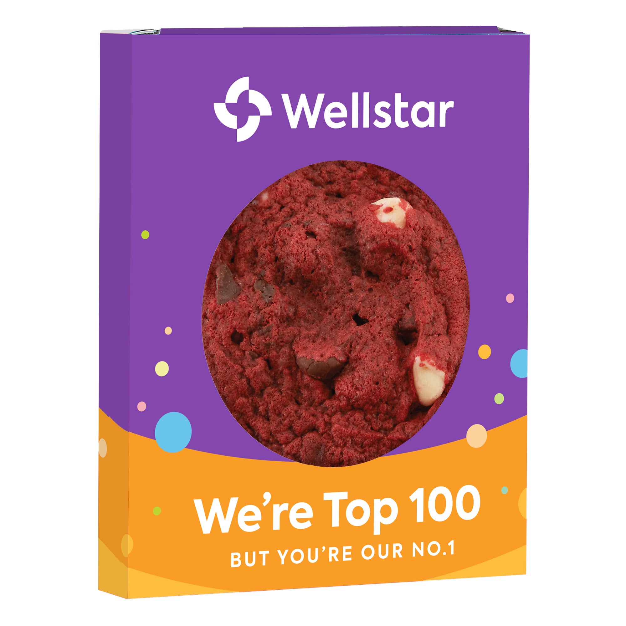 Window Box with Gourmet Cookie Red Velvet