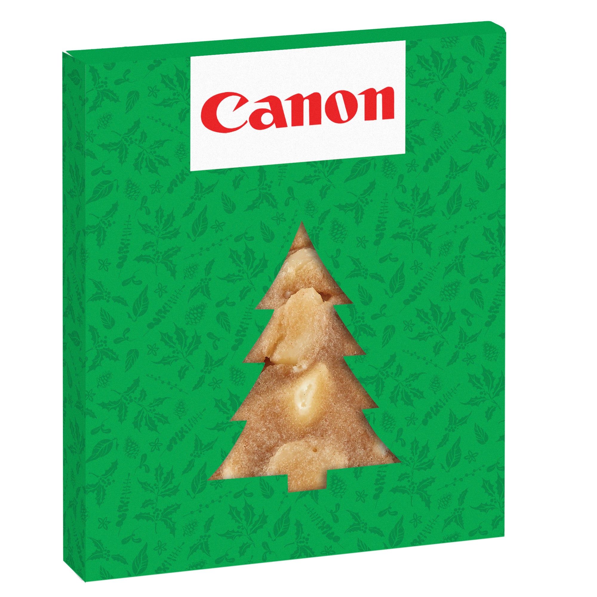 Holiday Window Box with Gourmet Cookie Tree / White Chocolate Macadamia