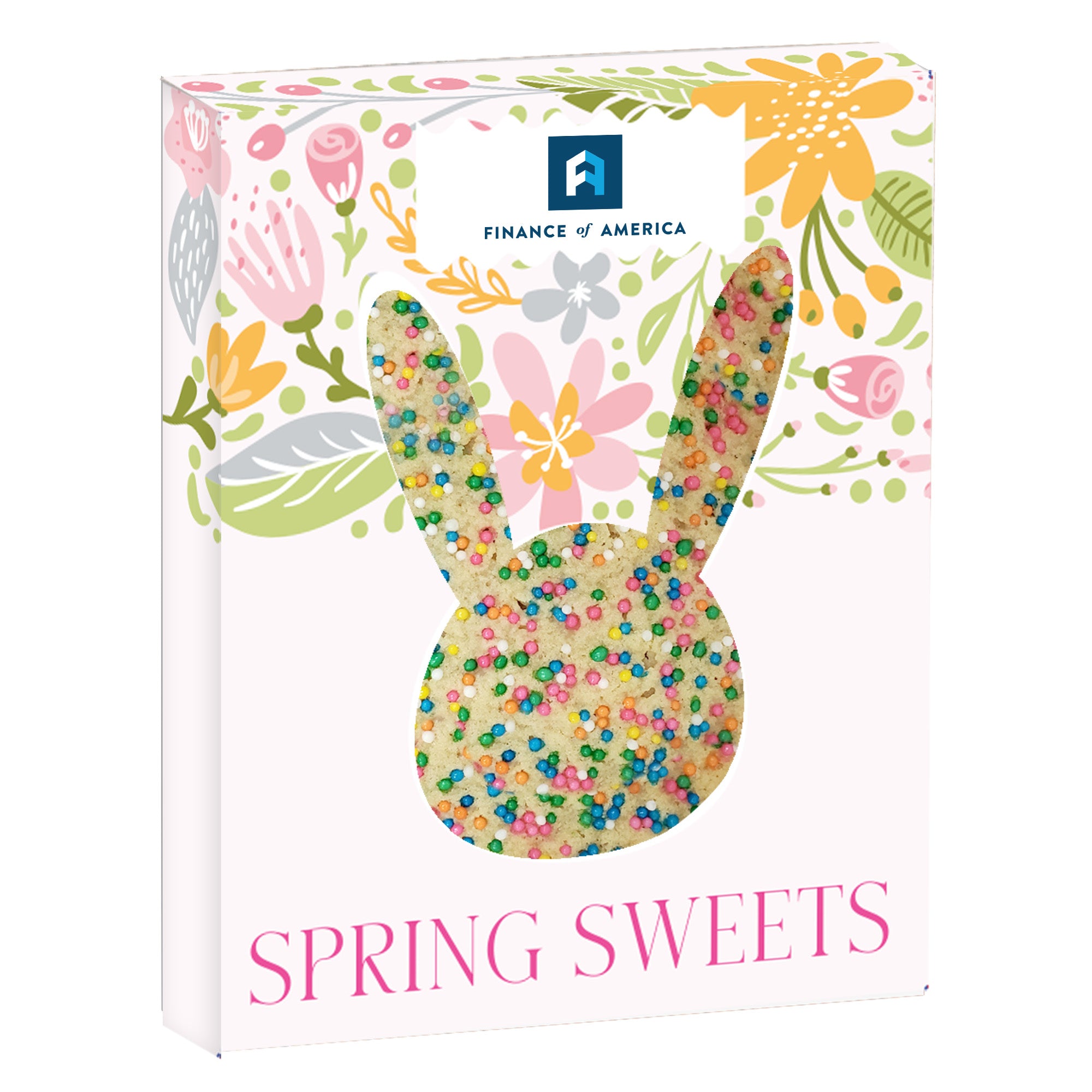 Bunny Window Box with Sugar Cookie