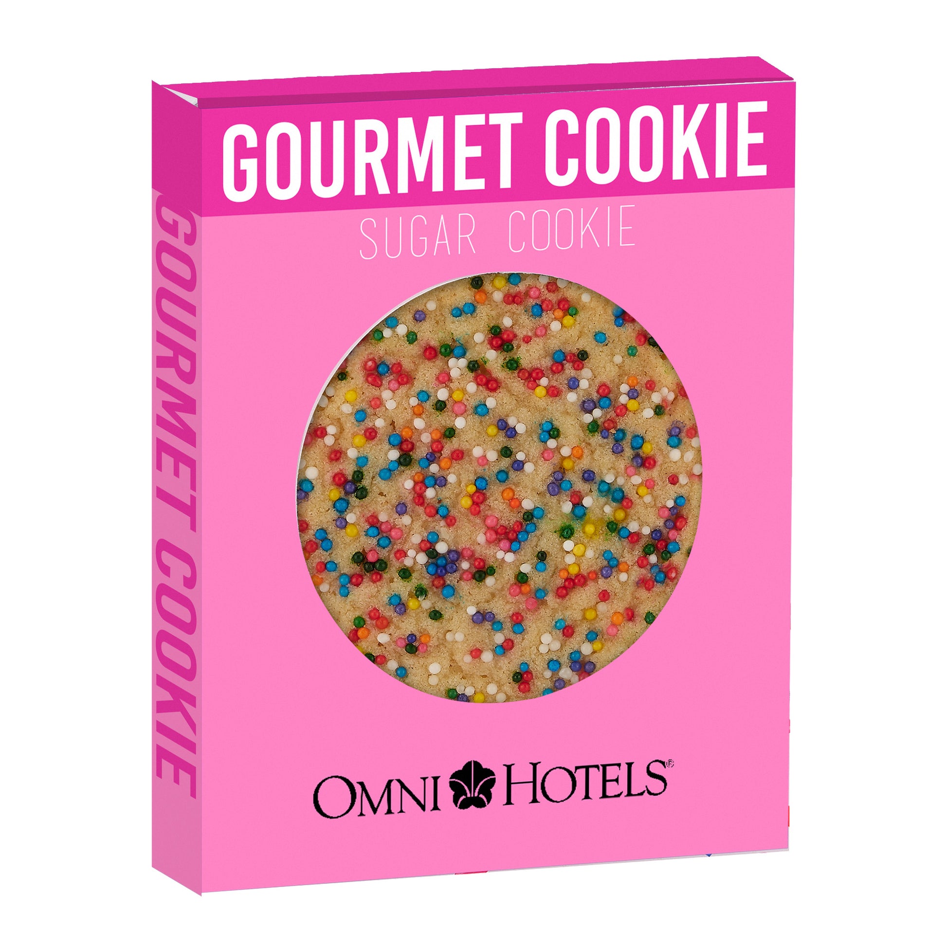 Window Box with Gourmet Cookie Sugar Cookie with Corporate Color™ Nonpareils